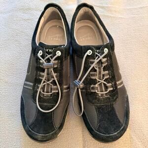 Dansko black and grey toggle sneakers